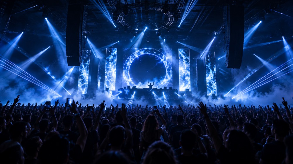 Publiek bij een live event